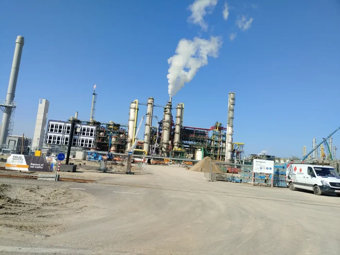 BASF Antwerp chemical plant pumping station equipped with Hydromat Croatia surge protection technology